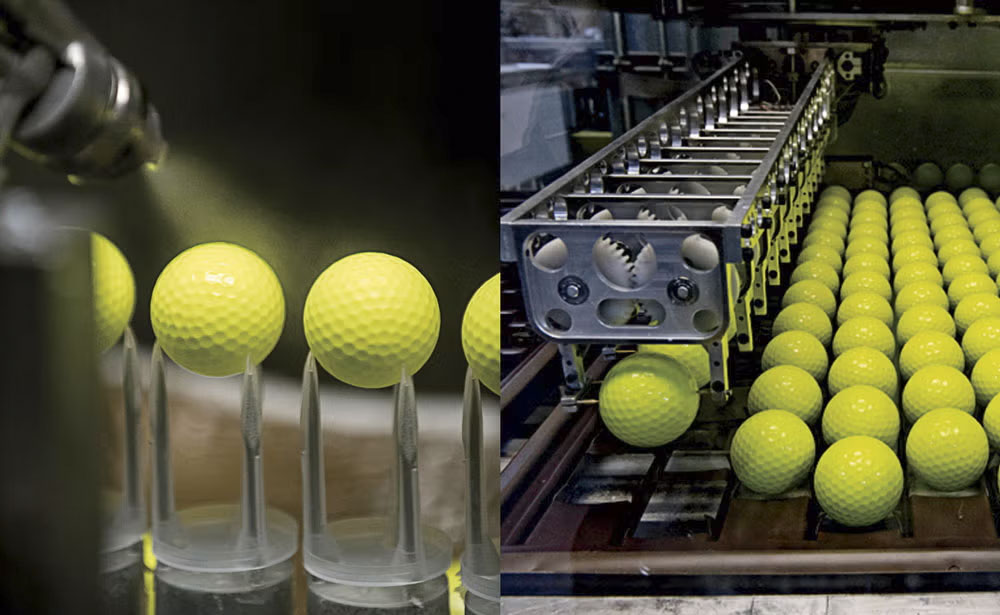 golf ball manufacturing
