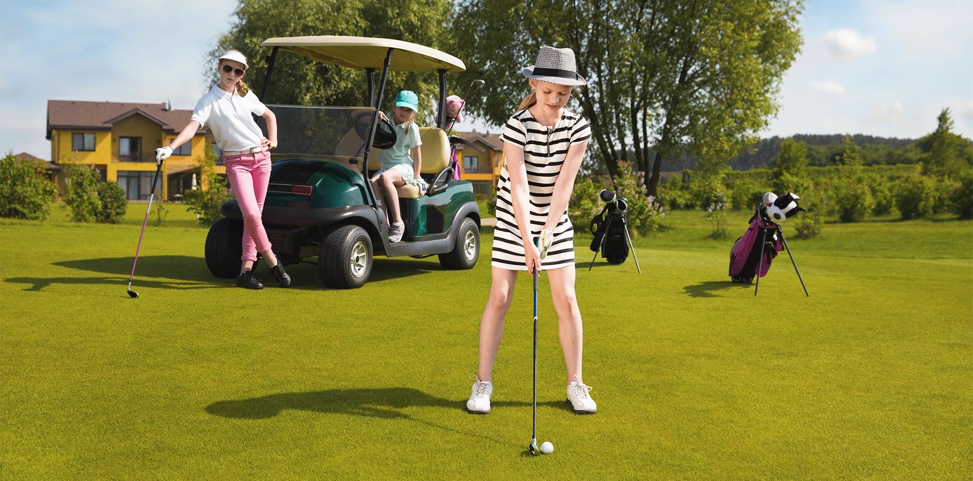 Lemon Kids Golf Gloves