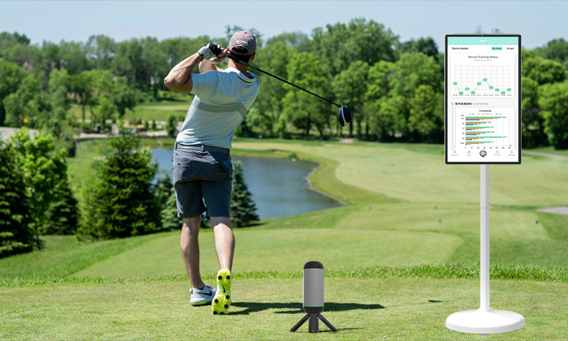 Lanifun X Mobile Launch Monitor & Golf Simulator &Golf Launch Monitor