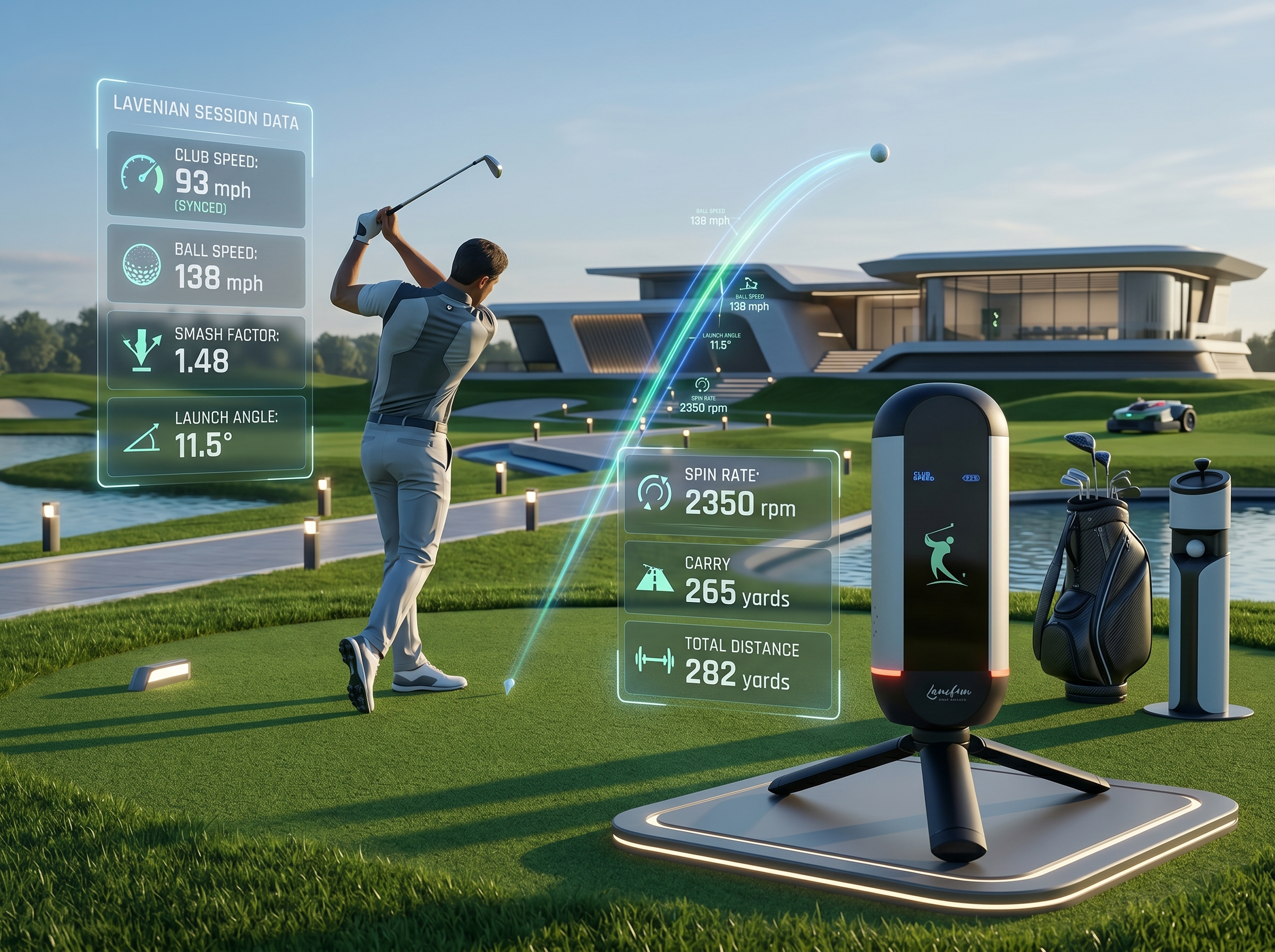 portable launch monitor golf