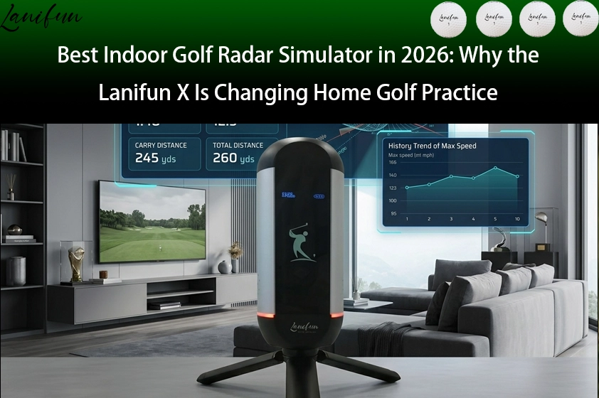 Indoor golf radar simulator
