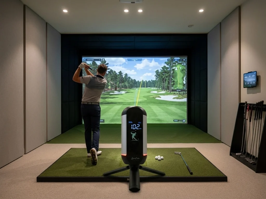 How Does Lanifun X Work-home golf simulator