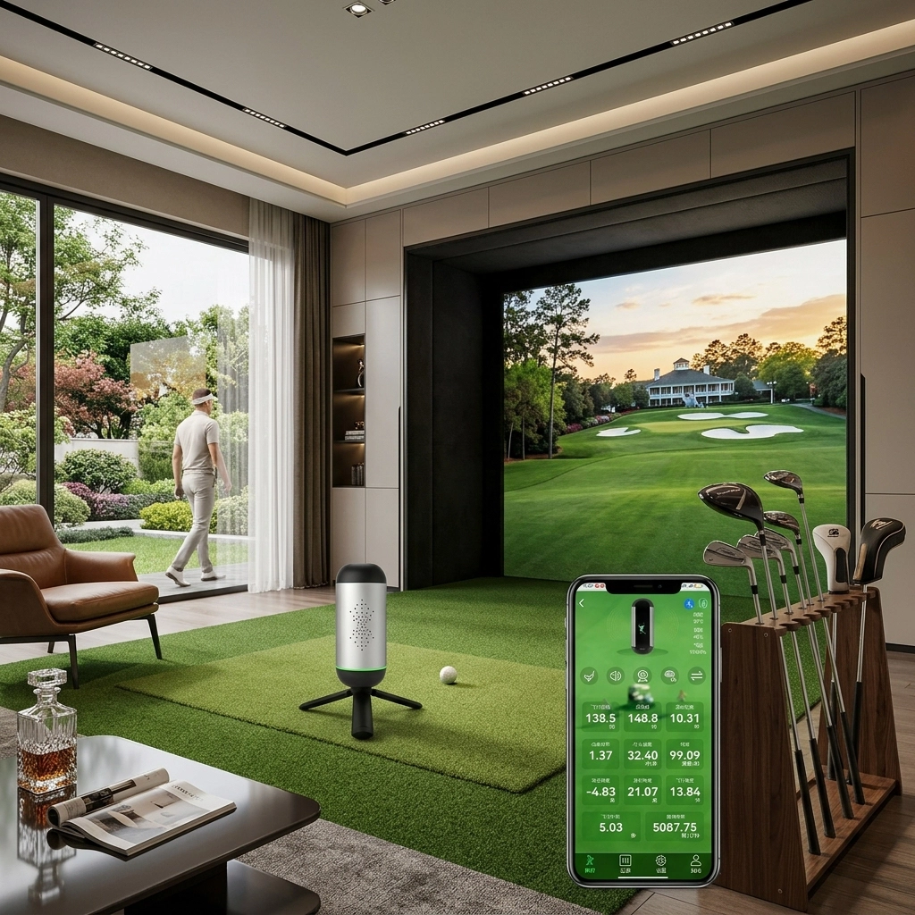 indoor golf launch monito