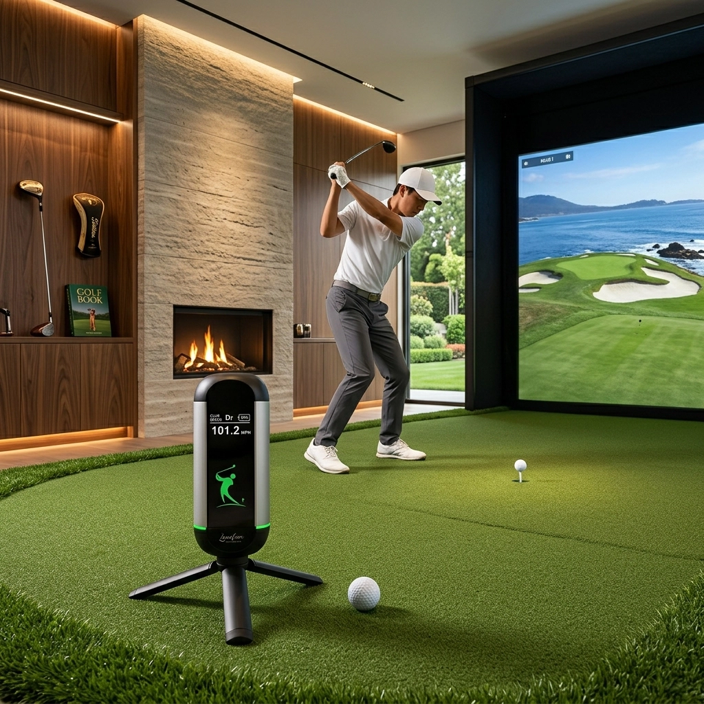 Indoor Golf Launch Monito-Indoor Mode