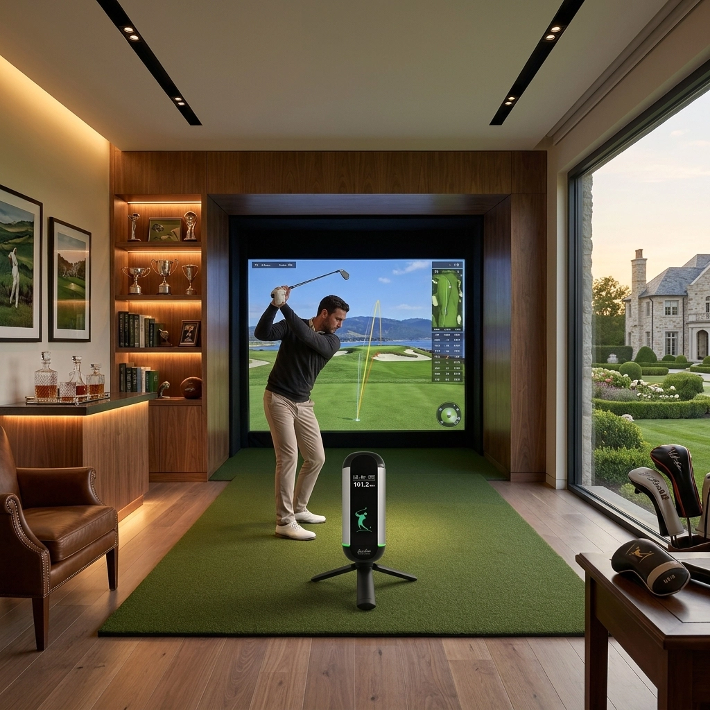 indoor golf launch monito