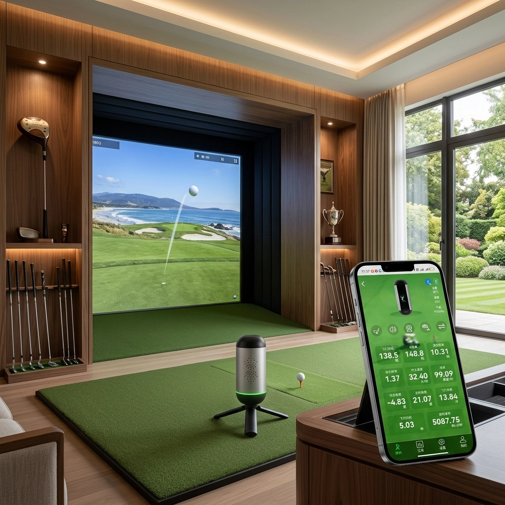 indoor golf launch monito